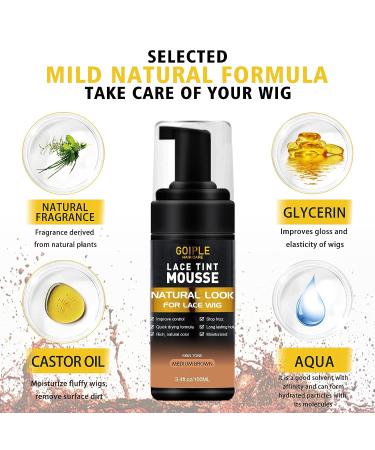 Lace Tint Melting Hair Mousse for Women Hair Wigs - Mocha Medium Brown - Buy Online on SooperMarket.com