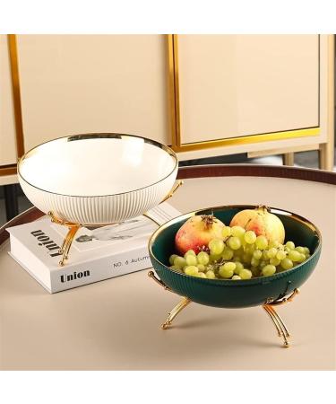 Kitchen Countertop Fruit Rack Fruit Basket Ceramic Fruit Bowl Modern Fruit Basket for Fruit Vegetables Breads Snacks Practical Fruit Holder Storage for Kitchen Counter Fruit Trays for Party (Color - Buy Online on SooperMarket.com