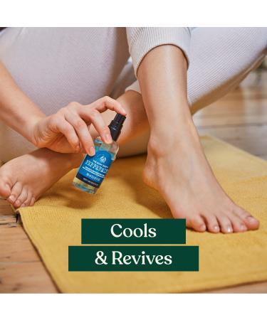 Body Shop Peppermint Cooling Foot Spray - Vegan Formula for Tired, Achy Feet | 3.3 oz - Buy Online on SooperMarket.com