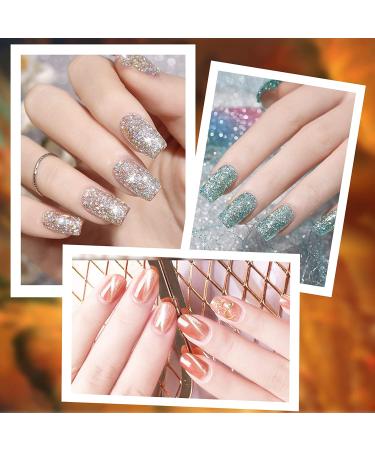 Besnel 60 Colors Nail Polish Kit - Gel Polish Set with Glitter, Cat Eyes, Temperature Changing Colors - Base Coat and Top Coat Included - Perfect Nail Art Starter Gifts - Buy Online on SooperMarket.com