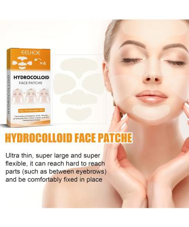 Pimple Patches for Face Hydrocolloid Surface Patches for Forehead Nose Chin and Cheeks Large Acne Treatment Patches for Pimple Extraction and Clean Pores Hydrocolloid Acne Patches for Acne Skin - Buy Online on SooperMarket.com