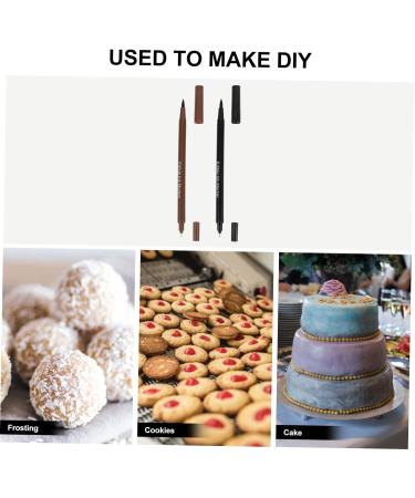 PRETYZOOM 6 Pcs Baking Pen Macron Pen Homemade Cookies Edible Drawing Biscuits Pens Fondant Food Pen Pastry Icing Pen Cookie Decorating Pens Fine Point Pen Cake Fine Tip Double Head Plastic - Buy Online on SooperMarket.com