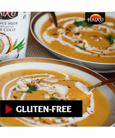Light Coconut Milk Haiku Less Fat Premium Asian Cuisine Great Tasting Add to Your Favourite Dish Dairy Free Gluten Free 398ml - Buy Online on SooperMarket.com