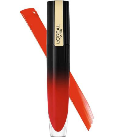 L'Oreal Paris Brilliant Signature Bright Red Lip Ink 309 - High Shine Colour for Bold Impertinent Look - Buy Online on SooperMarket.com