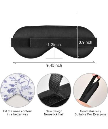 WELLDAY Chinoiserie Flowers Birds Sleep Mask - Soft Comfort Blindfold for Men and Women - Buy Online on SooperMarket.com