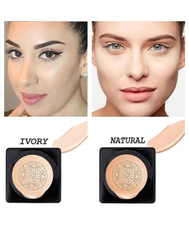 Sumeitang Mushroom Air Cushion CC Cream Liquid Foundation - Lasting Moisturizing BB Cream for Even Skin Tone - Ivory Shade - Buy Online on SooperMarket.com