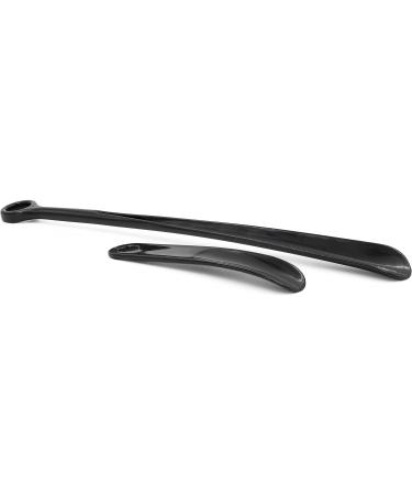 Panoware Set of 2 Extra Long Handle Shoe Horn and Travel Shoe Horn - Black - Buy Online on SooperMarket.com