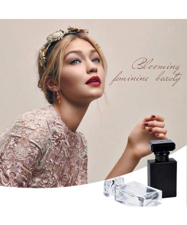 Enenes Glass Refillable Perfume Bottle 6 Pcs Portable Square Empty Glass Perfume Atomizer Bottle 30ml/1 oz. Spray Glass Bottle Atomizer Container Black - Buy Online on SooperMarket.com