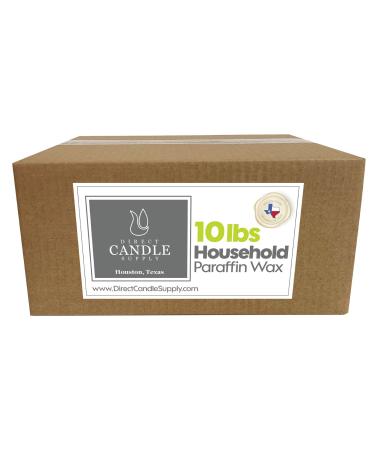 Direct Candle Supply - Fully Refined Household Paraffin Wax - Quality Wax for Candle Making! 10 lb