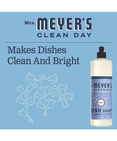 Mrs. Meyer's Liquid Dish Soap Bluebell - 16 FL OZ | Natural & Eco-Friendly Dish Cleaner | International Shipping Available - Buy Online on SooperMarket.com