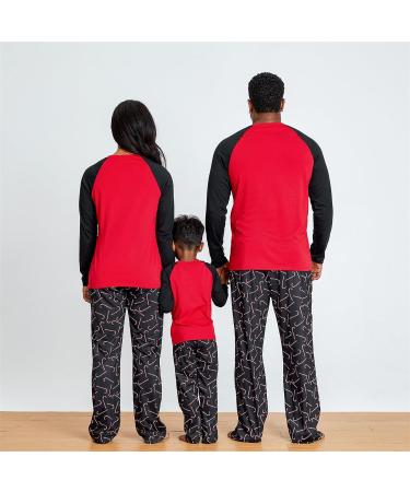 PatPat Family Matching Christmas Pajamas Set - Tree Snowflake & Letters Print - Red - Baby 9-12 Months - Buy Online on SooperMarket.com