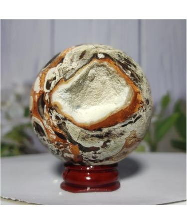 Natural Crystal Rough Natural Sphere Natural Quartz Crystal Money Agate Ball Specimen Gemstone Reiki Stones Home Decoration 1pc (Color : 280-290g) - Buy Online on SooperMarket.com
