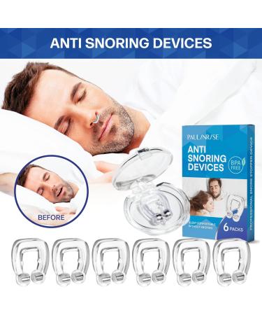 Snore Stopper Nose Clips - Effective Anti-Snoring Solution (6 Pack) - Buy Online on SooperMarket.com