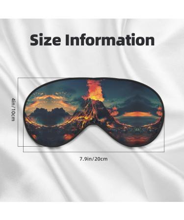 SSIMOO Volcano Soft Sleep Eye Mask - Breathable Black Eye Patch for Women | Perfect for Travel & Relaxation - Buy Online on SooperMarket.com