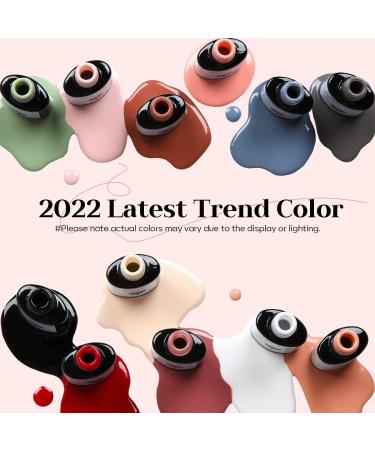 Modelones Gel Nail Kit - 12 Colors Gel Nail Polish Set with Lamp | Starter Kit with 48W Nail Lamp and Manicure Tools | DIY Nail Art at Home - Buy Online on SooperMarket.com