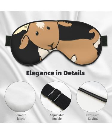 SSIMOO Brown Goat Soft Sleep Eye Mask - Breathable Eye Patch for Women | Ideal for Travel & Relaxation - Buy Online on SooperMarket.com