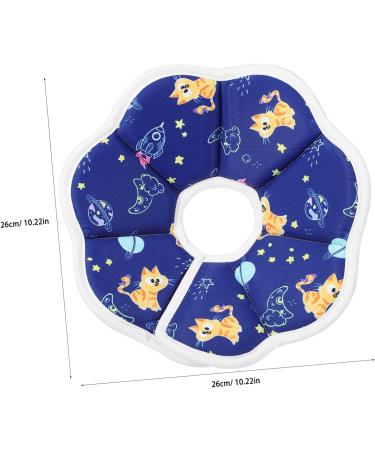 Sosoport Soft Cone for Cats Cat Donut Cat Cone Alternative Cat Cones After Surgery Waterproof Composite Cloth 26.00X26.00X0.70CM As Shown - Buy Online on SooperMarket.com