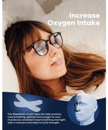 SleepSloth Mouth Tape - 120 Count Anti-Snoring Strips for Better Sleep and Reduced Snoring - Buy Online on SooperMarket.com