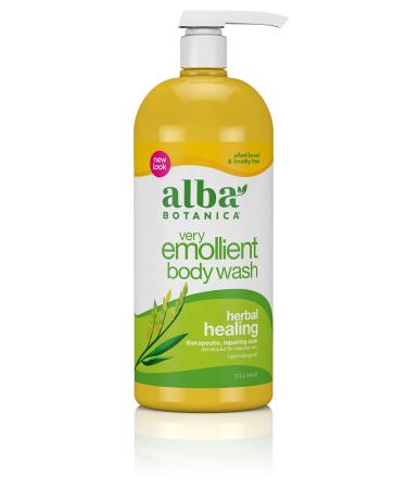 Alba Botanica Very Emollient Bath & Shower Gel, Herbal Healing, 32 Oz