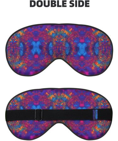 Buy Tie Dye Hippie Soft Sleep Eye Mask - Breathable Travel Eye Patch for Relaxation - Perfect for Women - Buy Online on SooperMarket.com