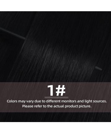 Vlasy 14 Inch Black Clip in Human Hair Extensions - Seamless Natural Hair, Straight Thick Weft - 7 Pieces 70g - Real Human Hair Extensions for Women - Buy Online on SooperMarket.com