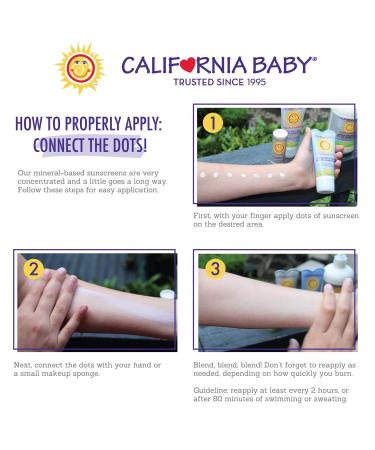 California Baby Summer Blend SPF 30+ Sunscreen Lotion for Babies, Kids & Adults - Fragrance Free, Water Resistant - 2.9oz - Buy Online on SooperMarket.com