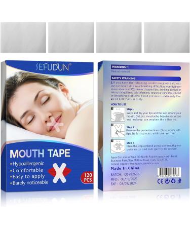 Sleep Tape 120 PCS - Gentle Mouth Strips for Nose Breathing, Snoring Relief, Better Sleep - Semoutap - Buy Online on SooperMarket.com