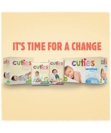 Cuties Skin Smart Diapers | Size 5 (152 Count) | Absorbent & Hypoallergenic with Secure Tabs - Buy Online on SooperMarket.com