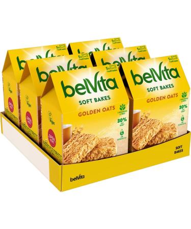 Belvita Breakfast Biscuits Soft Bakes Golden Grain 250g (Bulk Box of 6) OFFICIAL