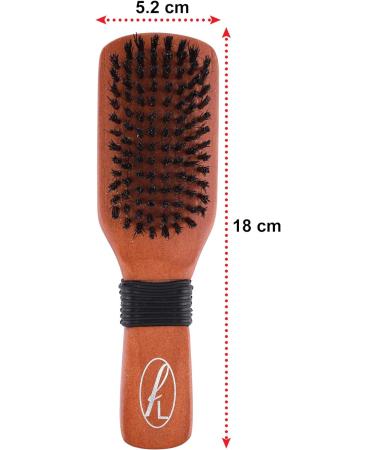 Fine Lines Paddle Bristle Brush - Boar and Nylon Bristles | Soft Hair Brush for Afro, Curly Hair | Men and Women - Buy Online on SooperMarket.com