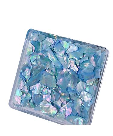 Irregular Shell Slices Nail Supplies Colorful Shell Nail Art Slices 3D Nail Art Flakes For Manicure Decoration DIY Nail Art Shells sea blue