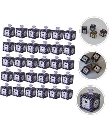 50pcs Boxes Graduation Candy Box Gift Boxes Favor Boxes Graduation Party Favors Party Candy Holder Grad Candy Boxes Candy Supply Graduation Treat Boxes Square Carton Purple Paper 1 count (Pack of 1) Purple - Buy Online on SooperMarket.com