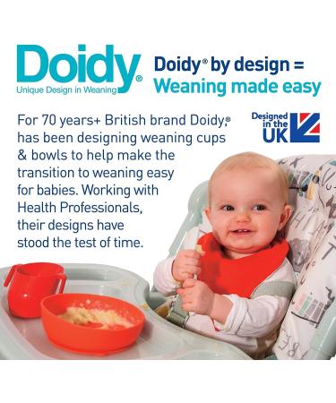 Doidy Baby Suction Bowl for Weaning - Non-Slip Feeding Bowls - 300ml PP Material (Red) - Buy Online on SooperMarket.com
