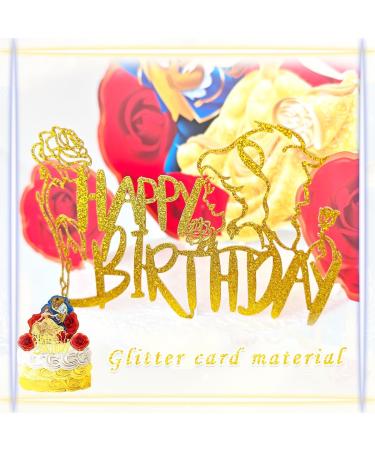 Party Supplies for Belles Cake Topper Cupcake Toppers Theme Brightness Happy Birthday Supplies Favors - Buy Online on SooperMarket.com
