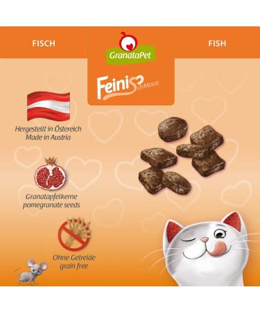 Buy Granapet Fine Mouse Fish Treats for Cats Grain & Sugar-Free Soft Snacks 100g (1 Pack) | Perfect Reward for Your Feline - Buy Online on SooperMarket.com