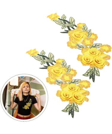 Operitacx 8 Pcs Embroidery Appliqu 3d Embroidered Applique Diy Craft Cloth Patches Crafts Wedding Dress - Buy Online on SooperMarket.com