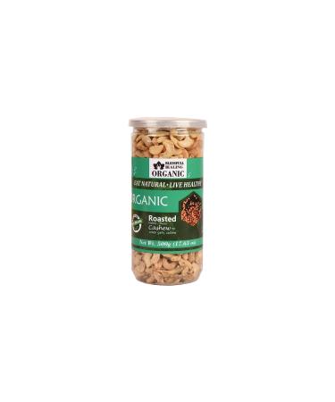 Blessfull Healing Organic Natural Vegan Onion Garlic Roasted Halves/Pieces Cashew Nuts Crunchy Kaju 500 Gram