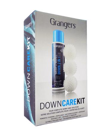 Grangers Down Care Kit with Wash + Repel for Down 2 In 1 (10 oz) and 3 Reusable Dry Balls To Restore Down Loft"