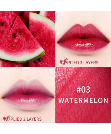 Jingling Lip and Cheek Tint Stain - Waterproof Moisturizing Liquid Lipstick for Women | 7ml Watermelon Red - Buy Online on SooperMarket.com