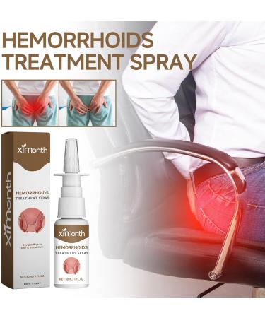 Natural Herbal Hemorrhoid Spray Hemorrhoid Relief Spray 30ml Hemorrhoid Itching Relief Spray Relieves Swelling and Hemorrhoid Discomfort (2pc) - Buy Online on SooperMarket.com