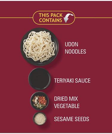 Japanese Teriyaki with Udon Noodles Meal Kit for Two - Authentic Asian Flavor - Plant-Based & Flexitarian Friendly - Pack of 6 - Buy Online on SooperMarket.com