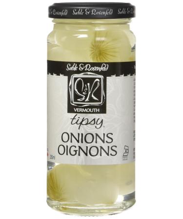 Sable & Rosenfeld Vermouth Tipsy Onions, 5-Ounce Glass Jars (Pack of 6)