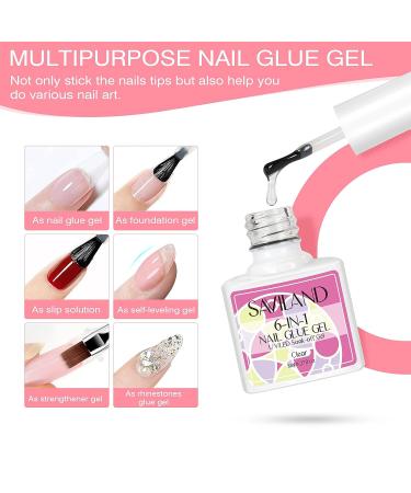 Saviland Gel x Nail Kit | 240pcs Matte Medium Square Nails + Glue | UV Lamp & Tools | Nail Extensions Set for Women DIY | A2-Medium Square Gel - Buy Online on SooperMarket.com