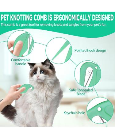 5Pcs Knotting Comb for Cats Pet Knotting Comb Knotting Comb for Dog Pet Hair Removal Tool Cat Dog Grooming Comb Knot Remover Cat Knotting Comb - Buy Online on SooperMarket.com