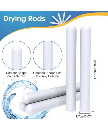 NUHUi 5 Pack Large Drying Sticks - Reusable Desiccant Block Dehumidifier Rods for Keeping Toys Dry | Effective Moisture Absorbers - Ideal Gift - Buy Online on SooperMarket.com