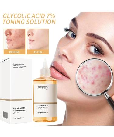 Glycolic Acid 7% Toning Solution Glycolic Acid Toner Glycolic Acid 7% Toning Resurfacing Solution Moisturize & Strengthen Skin Exfoliating Glycolic Acid 7% Toning Solution 240 ml - Buy Online on SooperMarket.com