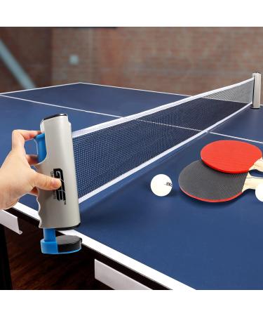 GSE Adjustable Retractable Ping Pong Net Set with Posts and Storage Bag - Professional Table Tennis Rackets, Balls, and Accessories - Buy Online on SooperMarket.com