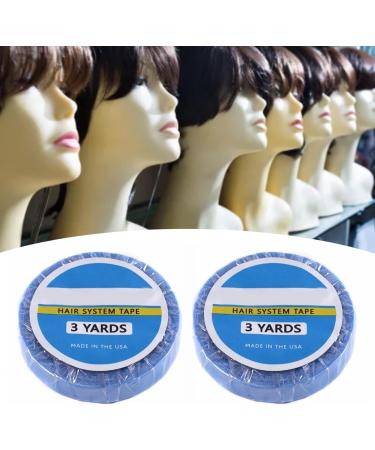 2 Rolls of Tape Extensions Glue Double-sided Adhesive Tape Wig Support Tape Replacement Tape for Tape in Hair Extensions Waterproof Sweat-proof Strong Adhesive Hair System - Buy Online on SooperMarket.com