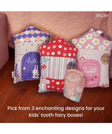 Splosh Tooth Fairy House Pink - Magical Tooth Fairy Pillow and Door for Girls, Boys, and Toddlers - Special Gifts to Celebrate Lost Teeth - Buy Online on SooperMarket.com