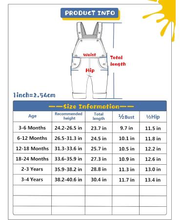 KIDSCOOL SPACE Baby Denim Overalls | 3D Cute Cartoon Knitted Jean Dungarees 3-6 Months Blue - Buy Online on SooperMarket.com